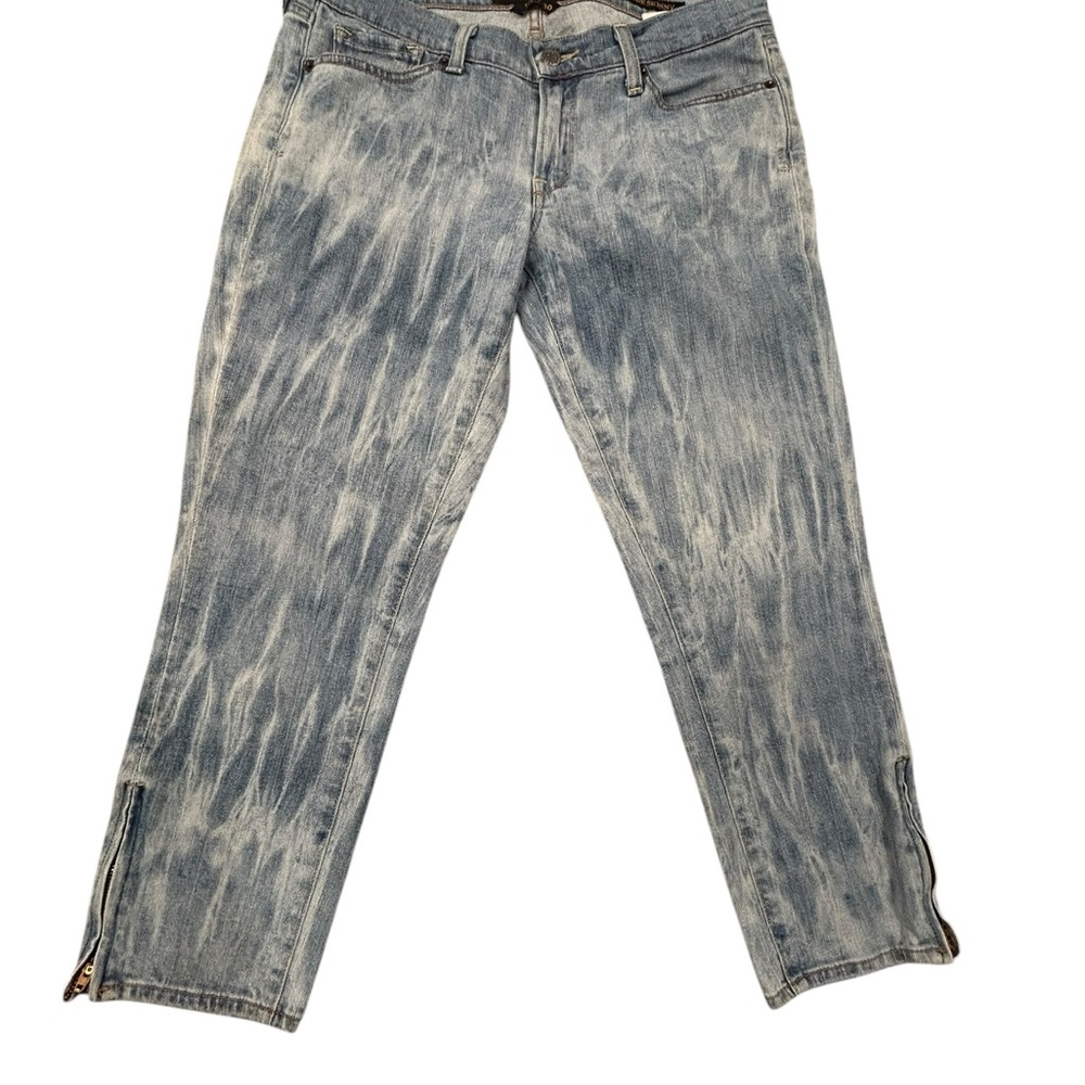 Lucky Brand Zoe Skinny Tie Dye Style Zipper Ankle‎ Denim Jeans 10x30